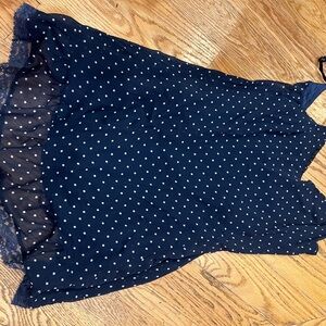 Abercrombie & Fitch Navy Kids Dress with White Dots